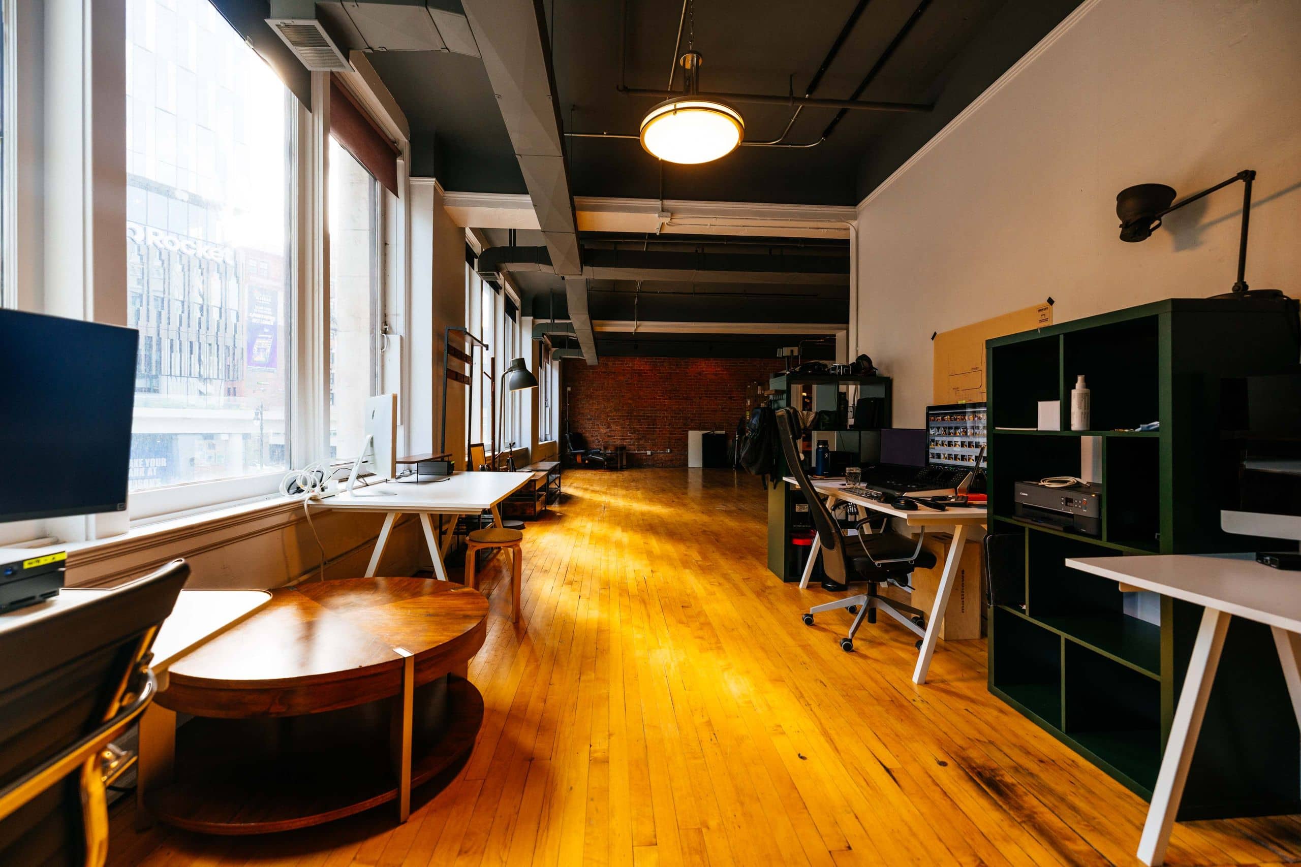 The desks